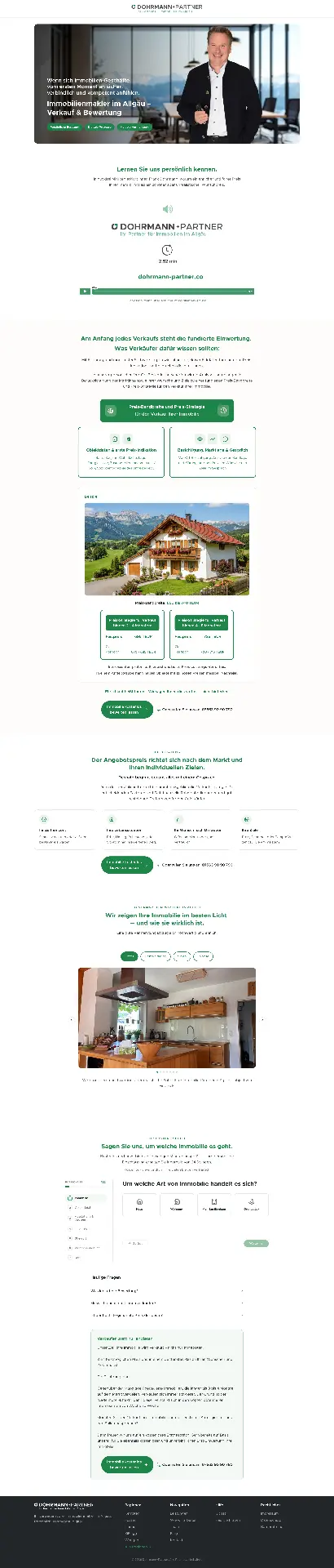 Website von Dohrmann + Partner